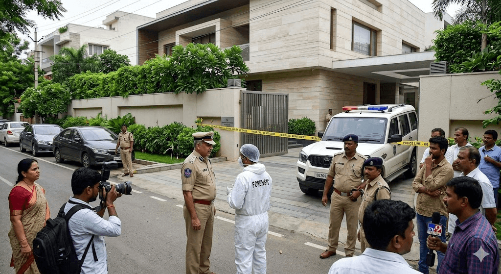 Jubilee Hills Horror: Retired IPS Officer’s Wife Murdered in Posh Residence; Domestic Help Vanishes