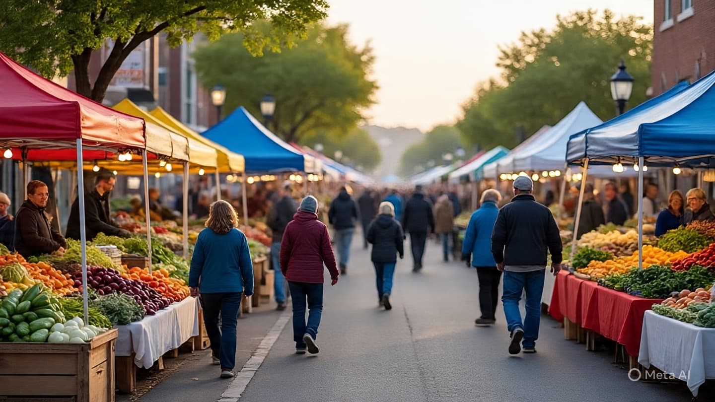 Where Do Communities Truly Gather, If Not Between Stalls of Fresh Harvests?