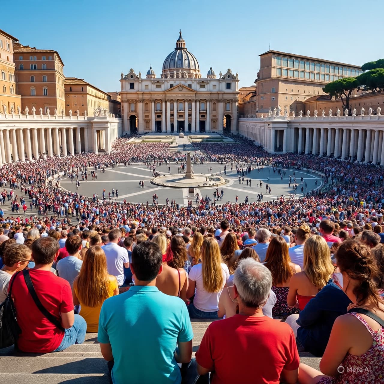 A Sea of Footsteps in the Piazza: Reflections on the Easter Tide