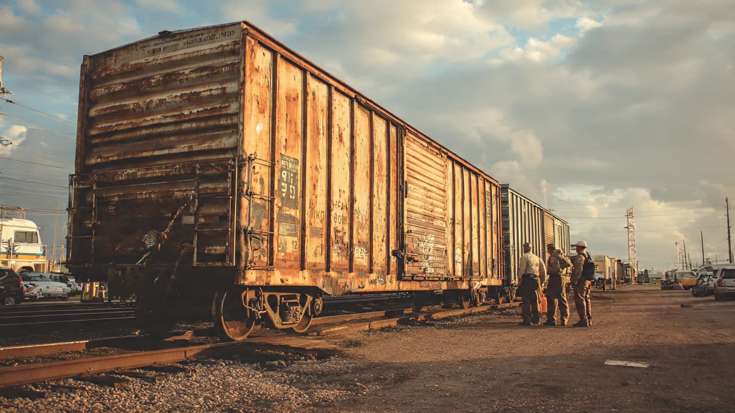 Beneath the Texas Heat, A Freight Car Became a Final Shelter