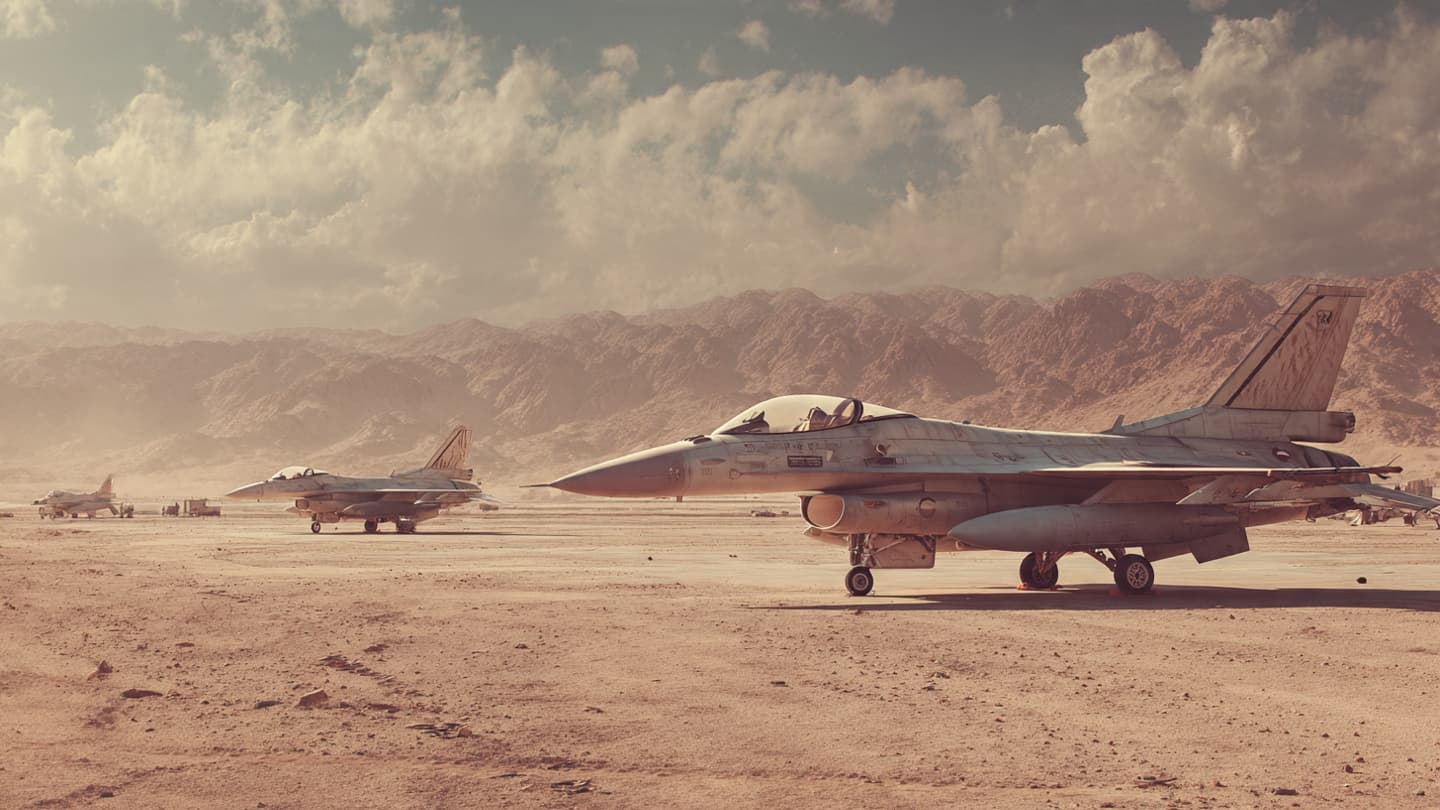 Fighter Jets Crossed the Gulf Beneath a Cloud of Regional Tension