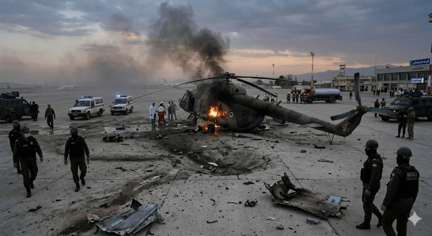 Israeli Strike Destroys IRGC Helicopter at Western Iran Airport, Escalating Air Campaign