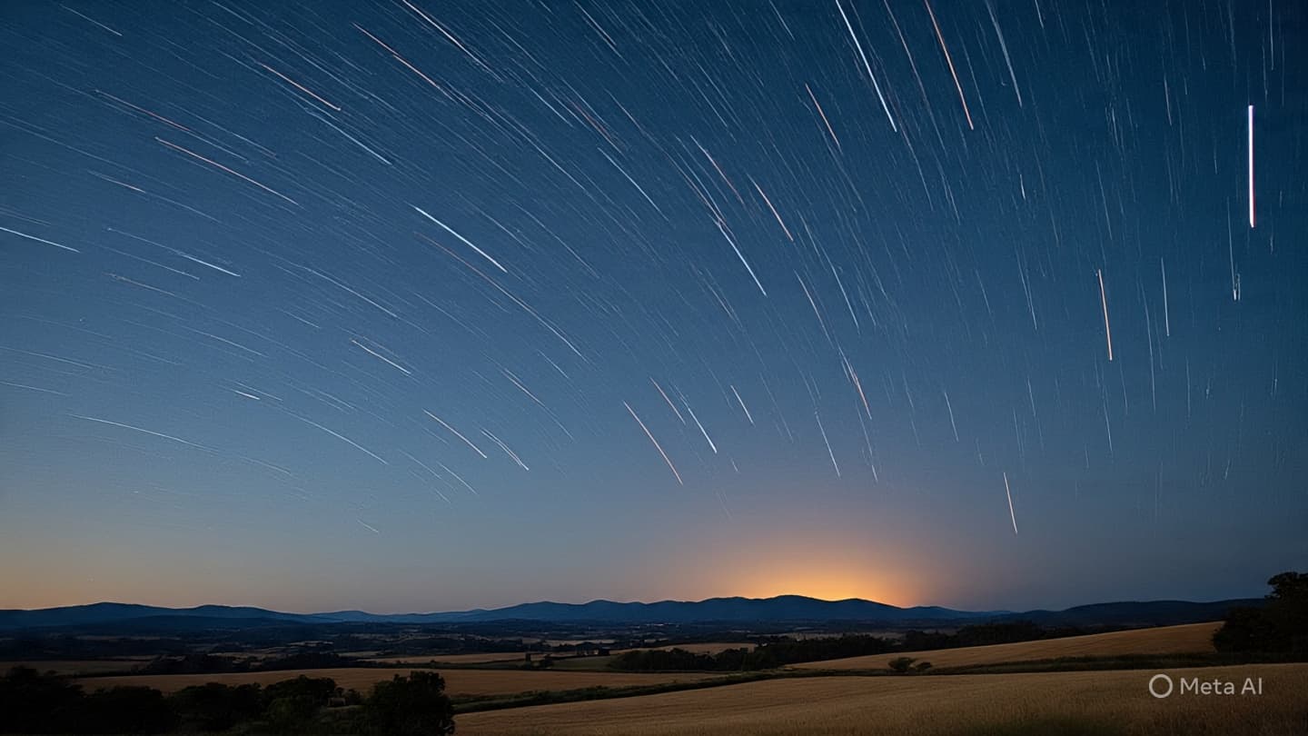 When the night sky quietly reminds us of motion beyond Earth