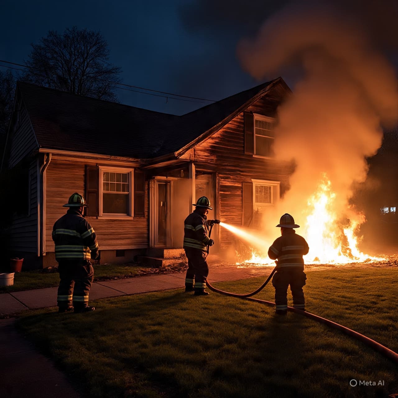 Between Flame and Stillness: A House Fire Leaves Two Lives Unreturned