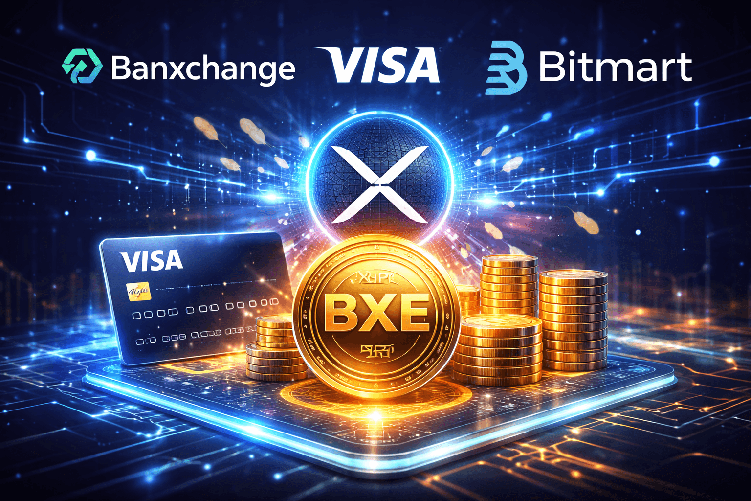 Banxchange and Bitmart Finalize Visa-Backed Partnership to Launch Direct Payments Using Native XRP Ledger Token BXE