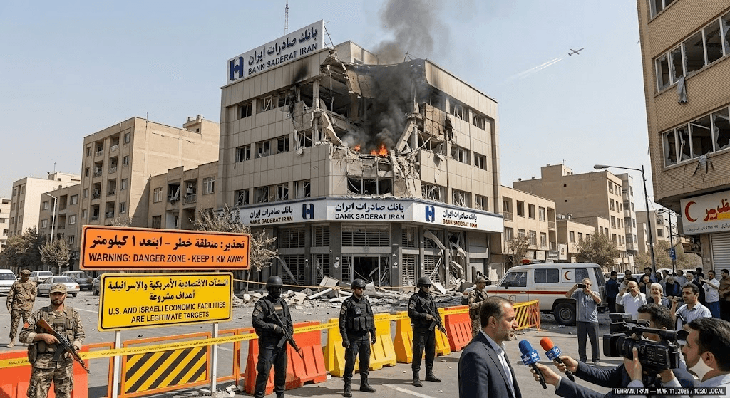 Iran Declares U.S. and Israeli Economic, Banking Interests in the Region as New Targets