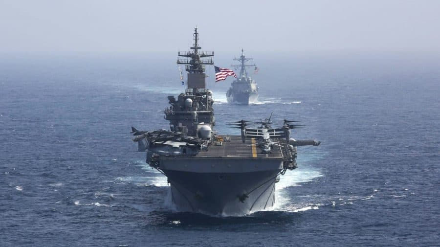 U.S. Forces Shoot Down Iranian Drone Near American Warship