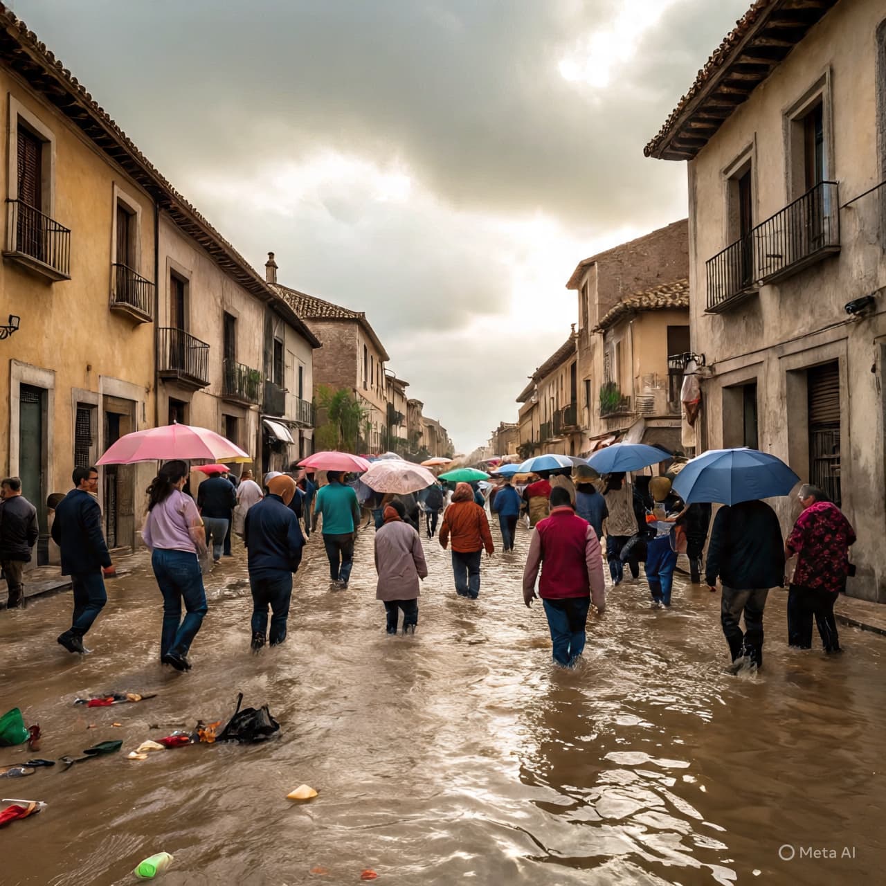“Shelters, Streets, and Sky: Lives Displaced by Floods and Storms”