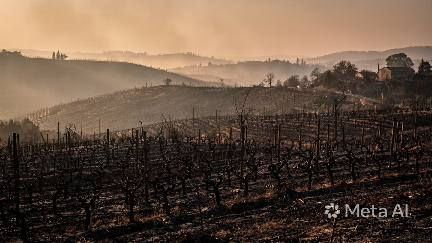 Quand les collines des Corbières saignent des cendres : Une réflexion sombre sur l'incendie dans l'Aude