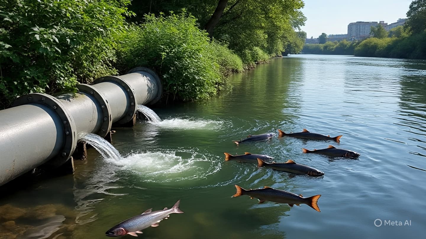 When Rivers Carry More Than Water, Even Fish Begin to Change Course