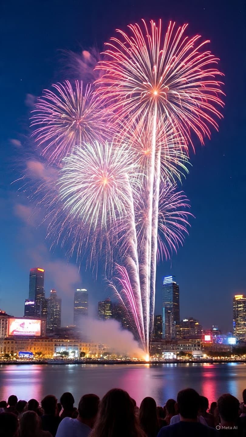 In the Glow of Celebration: A City Reflects on Balance and Responsibility