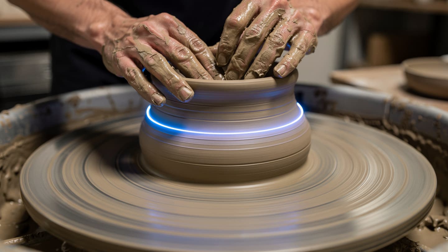 The Porcelain Memory: When Digital Kilns Fire the Fragile Beauty of an Ancient Earth