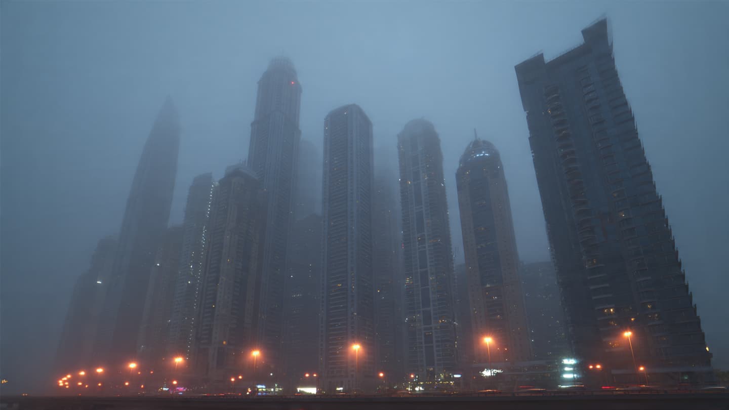 When the Desert Breathes a Silver Haze, Reflections on the Mists of Sheikh Zayed