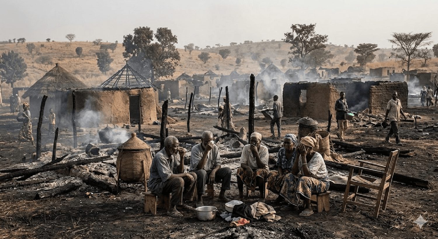 Terror in Nasarawa: 11 Dead and 50 Homes Torched in Brutal Community Raid