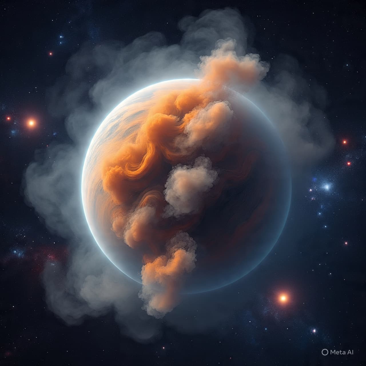 When Even Starlight Fails: The Quiet Mystery of a Planet Hidden in Haze