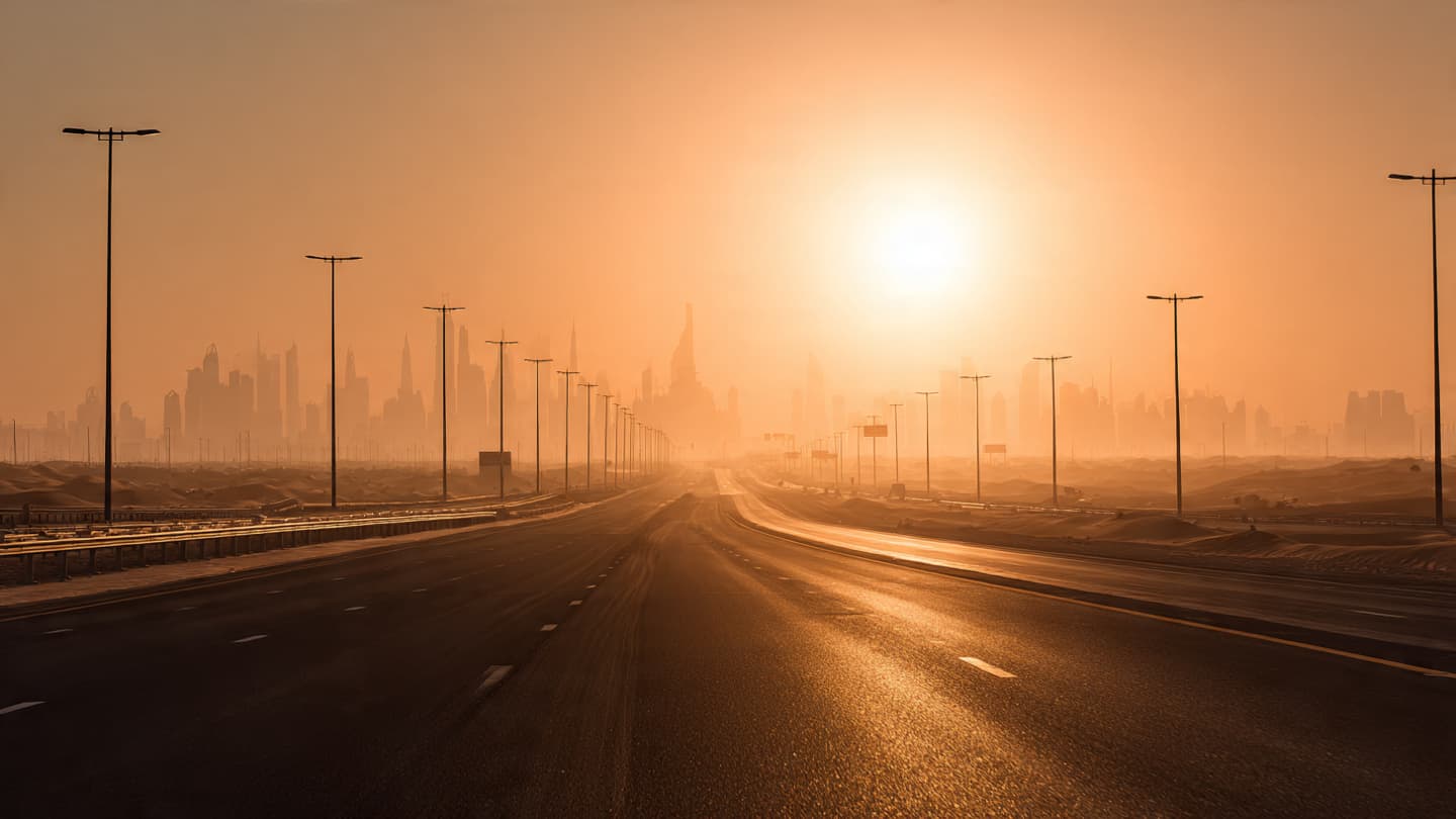 Where the Asphalt Stretches Toward the Horizon, A Silent Lesson in the City’s Pulse