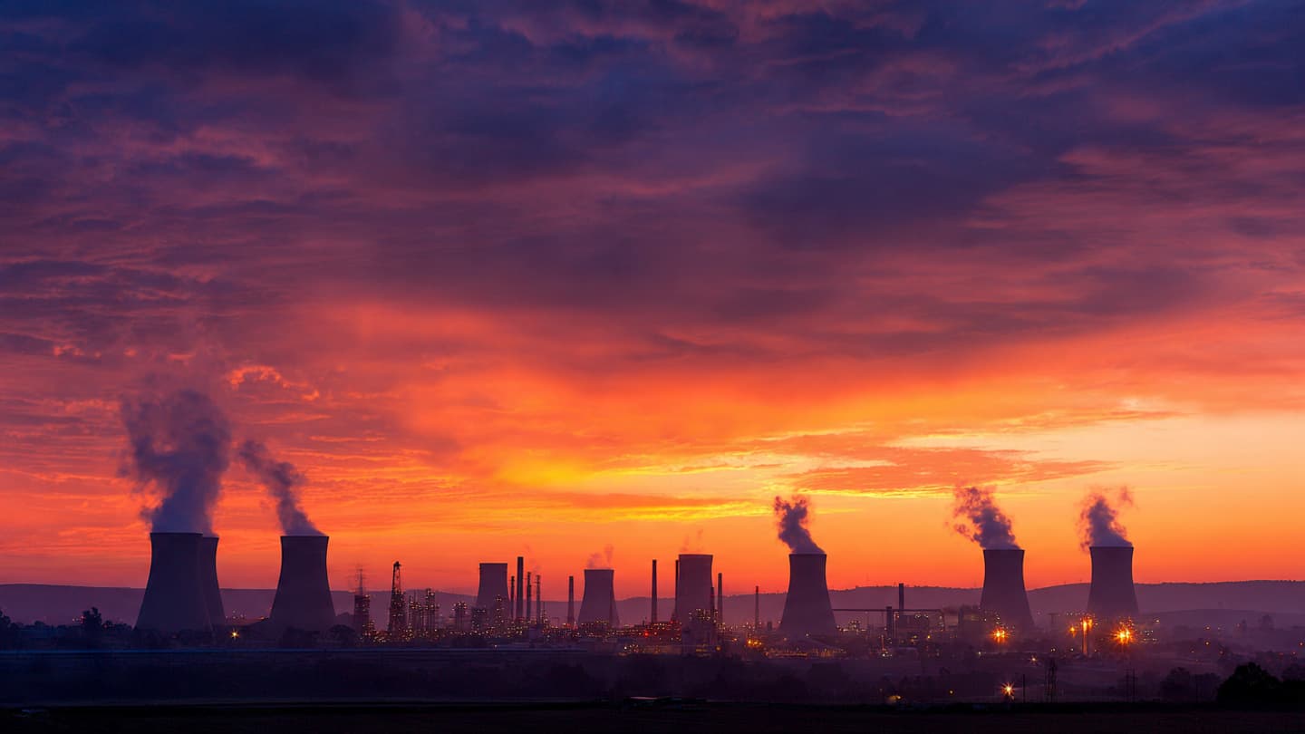 A Quiet Breath of Fire Beneath the Vast and Ancient Australian Blue Summer Horizon Sky