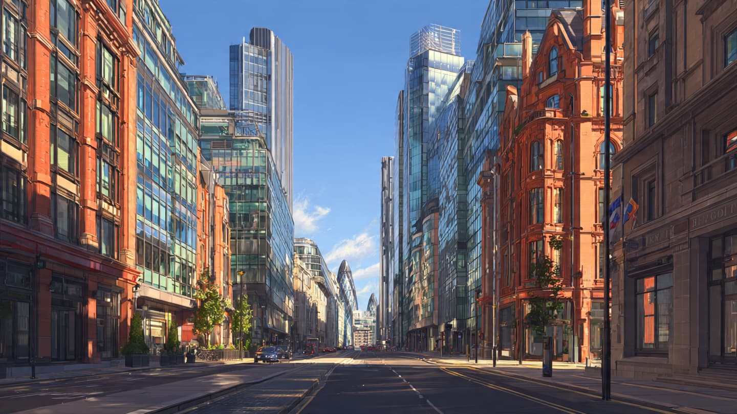 Where the Pavement Holds the High Noon Heat, A Sudden Shadow Over East London