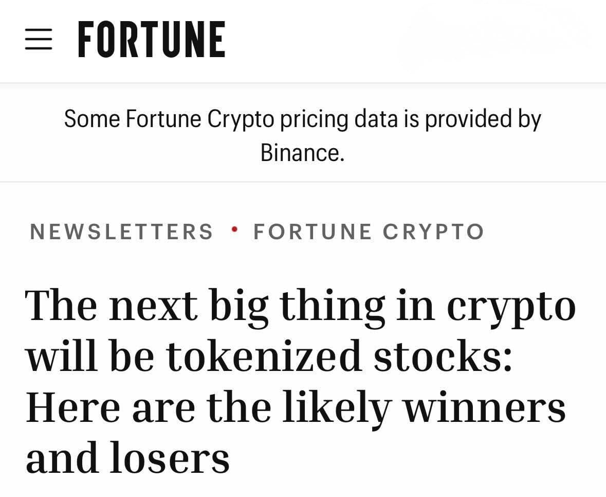 Tokenized Stocks Are Emerging as the Next Major Shift in Global Markets