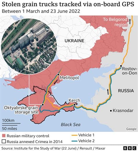 Israel Halts Russian Grain Ship Amid Stolen Ukrainian Wheat Row