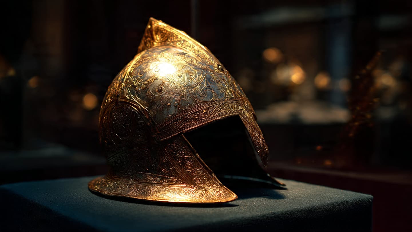 Where the Earth Gives Up its Ancient Gold, a Reflection on the Helmet’s Return