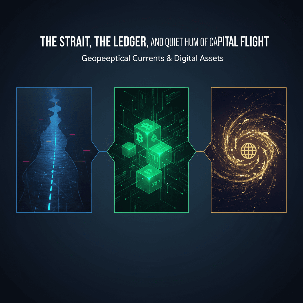 The Strait, The Ledger, and The Quiet Hum of Capital Flight