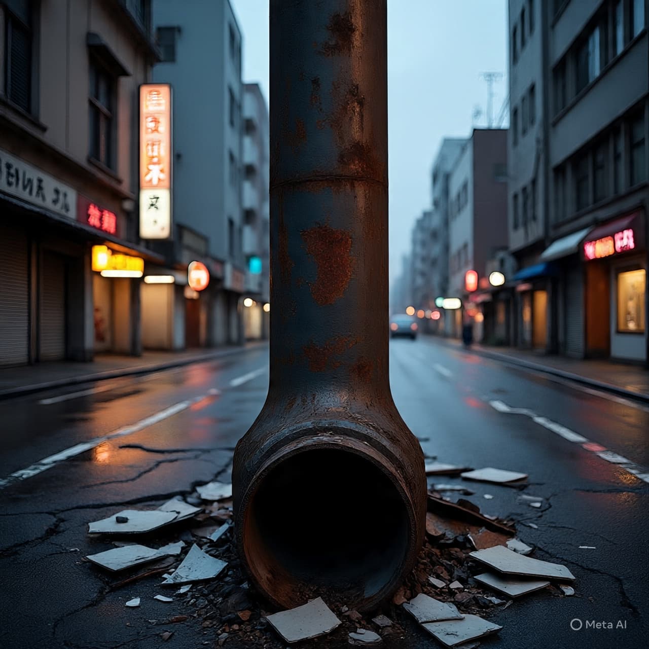 The Moment the Street Broke Open: A Strange Infrastructure Incident in Japan