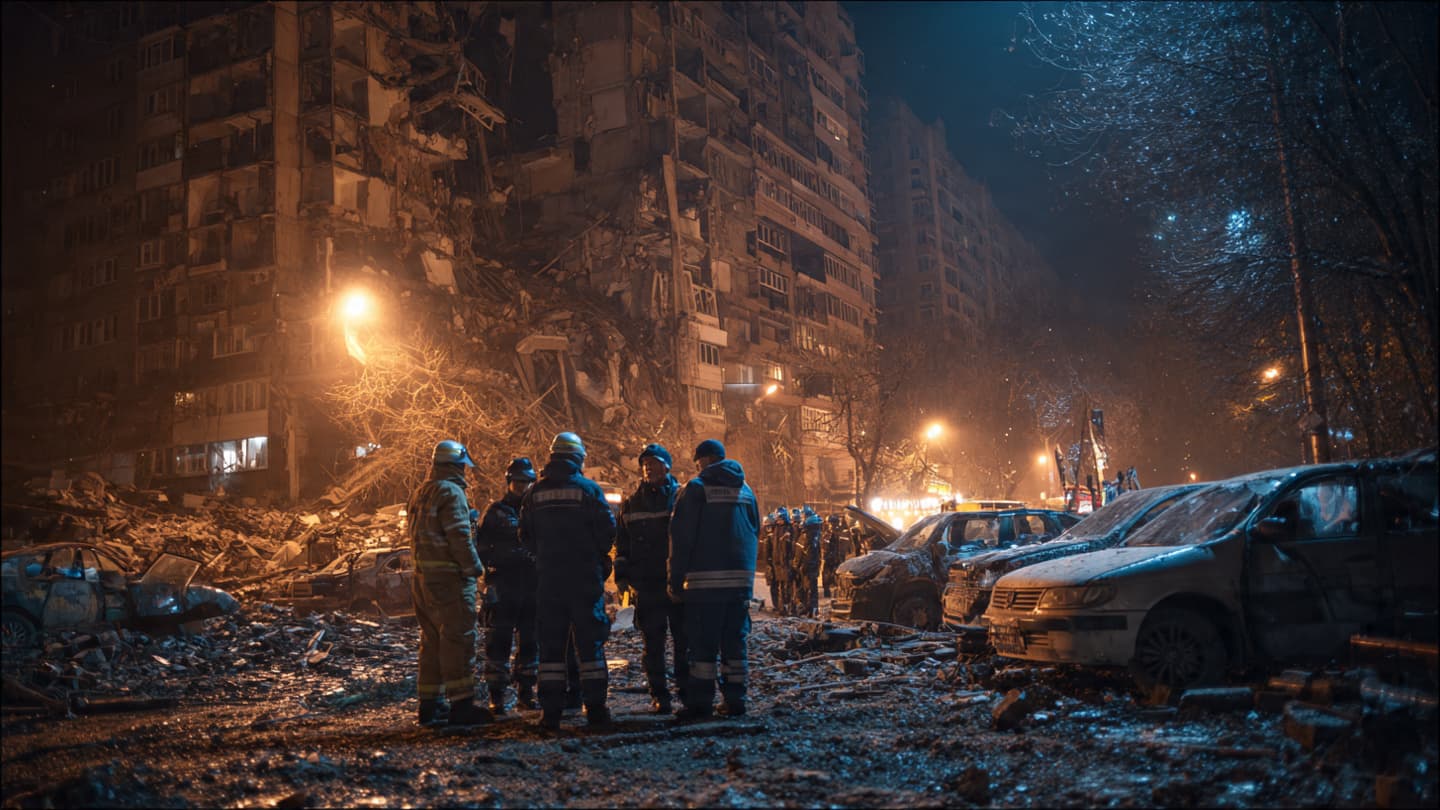 Kyiv’s Brief Silence Gave Way Again to the Sound of War