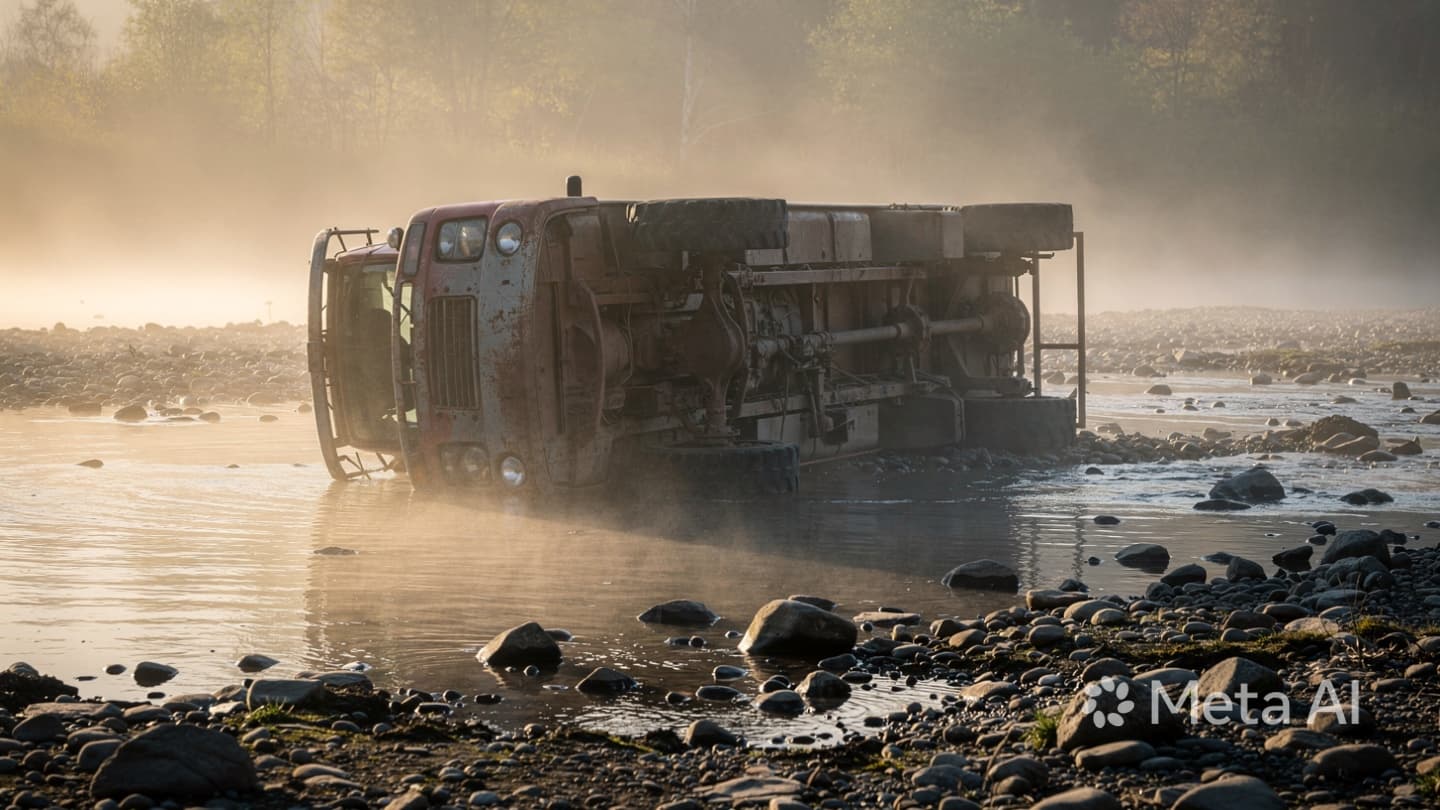 When the Iron Rests Beneath the Flow: Reflections on a Silent West Coast River