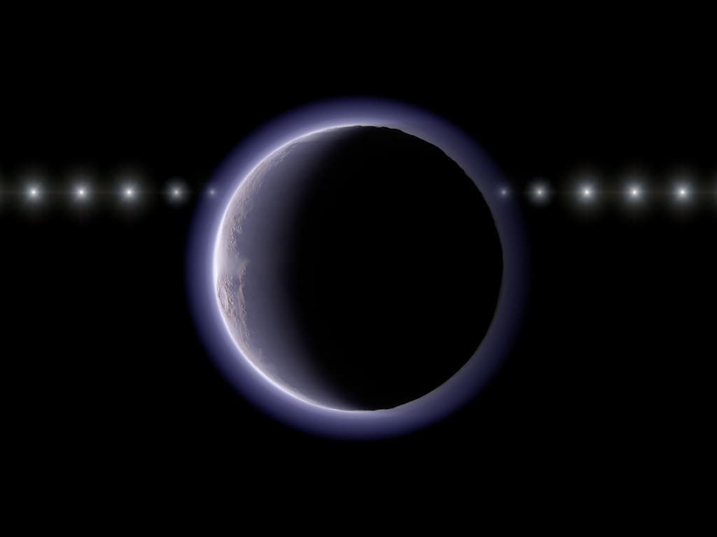 Astronomers Detect Potential Atmosphere Around a Tiny Icy World Beyond Pluto