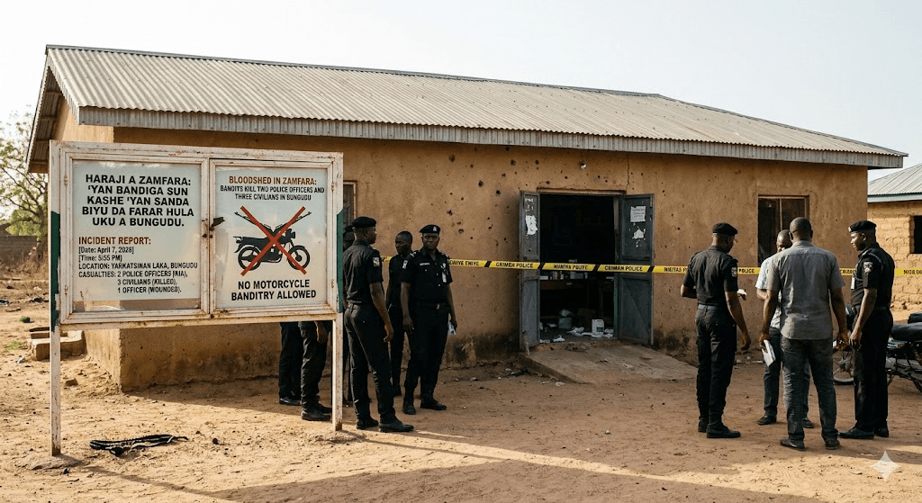 Bloodshed in Zamfara: Police Officers and Civilian Slain in Brutal Bandit Ambush
