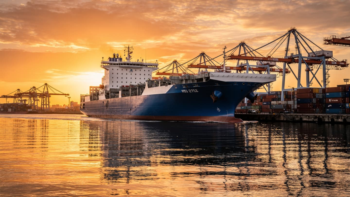 The Heavy Steel of the Horizon: A Leviathan Rises to Cross the Great Blue