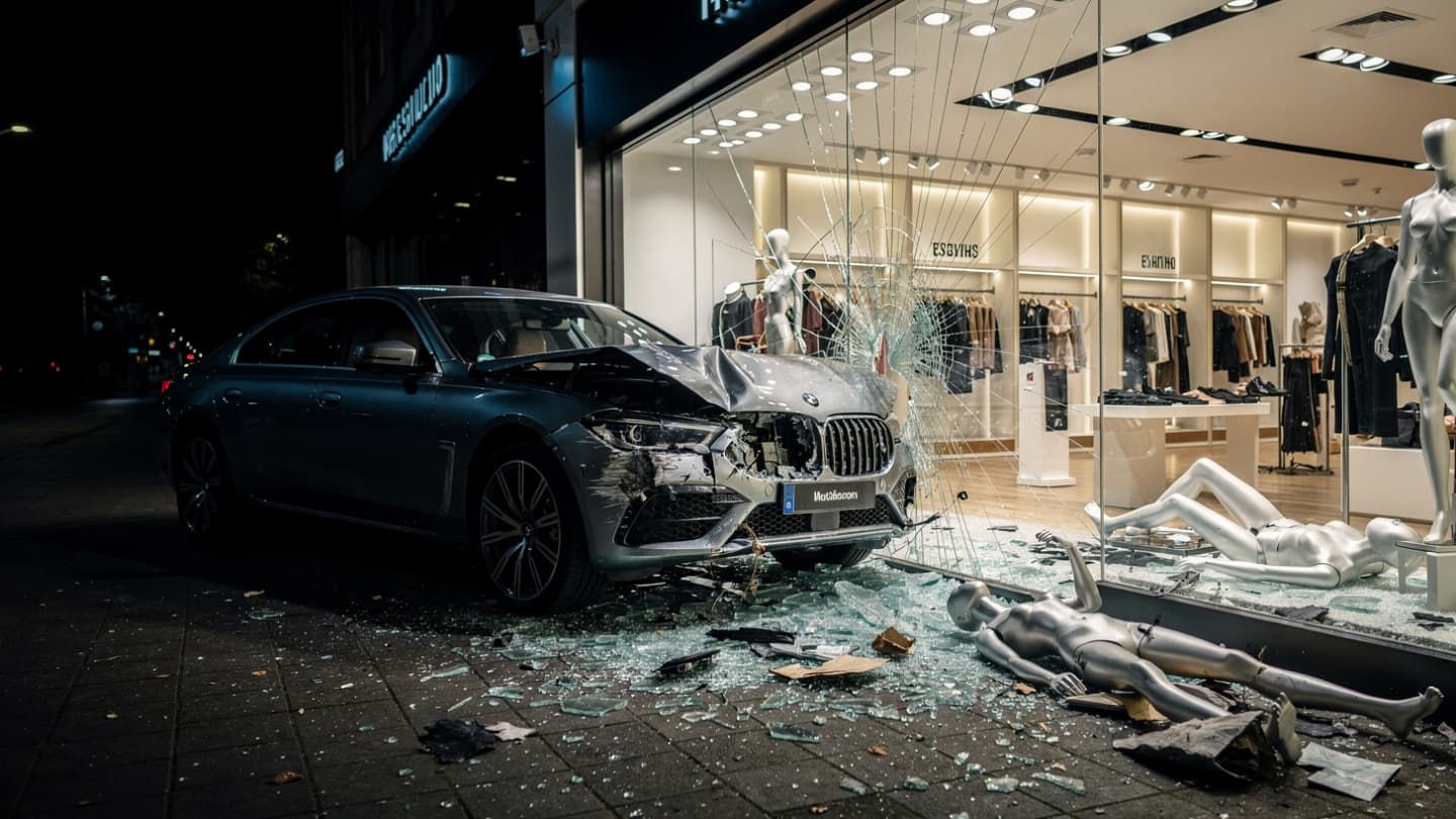 A Gallery of Broken Glass Where the Velocity of Youth Met the Cold Storefront