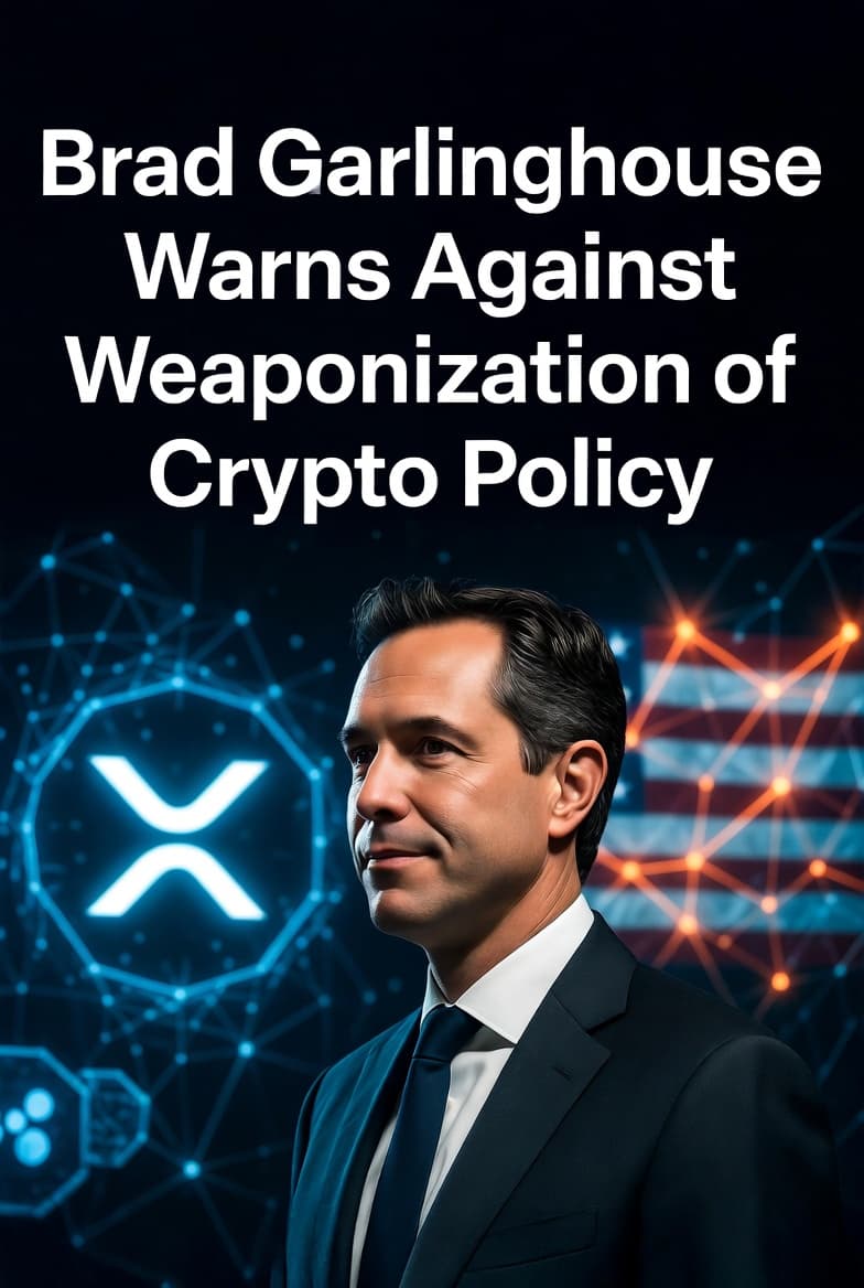 Ripple CEO Brad Garlinghouse Warns Against “Weaponization” of Crypto Policy: “We Can’t Afford Another Gary Gensler”
