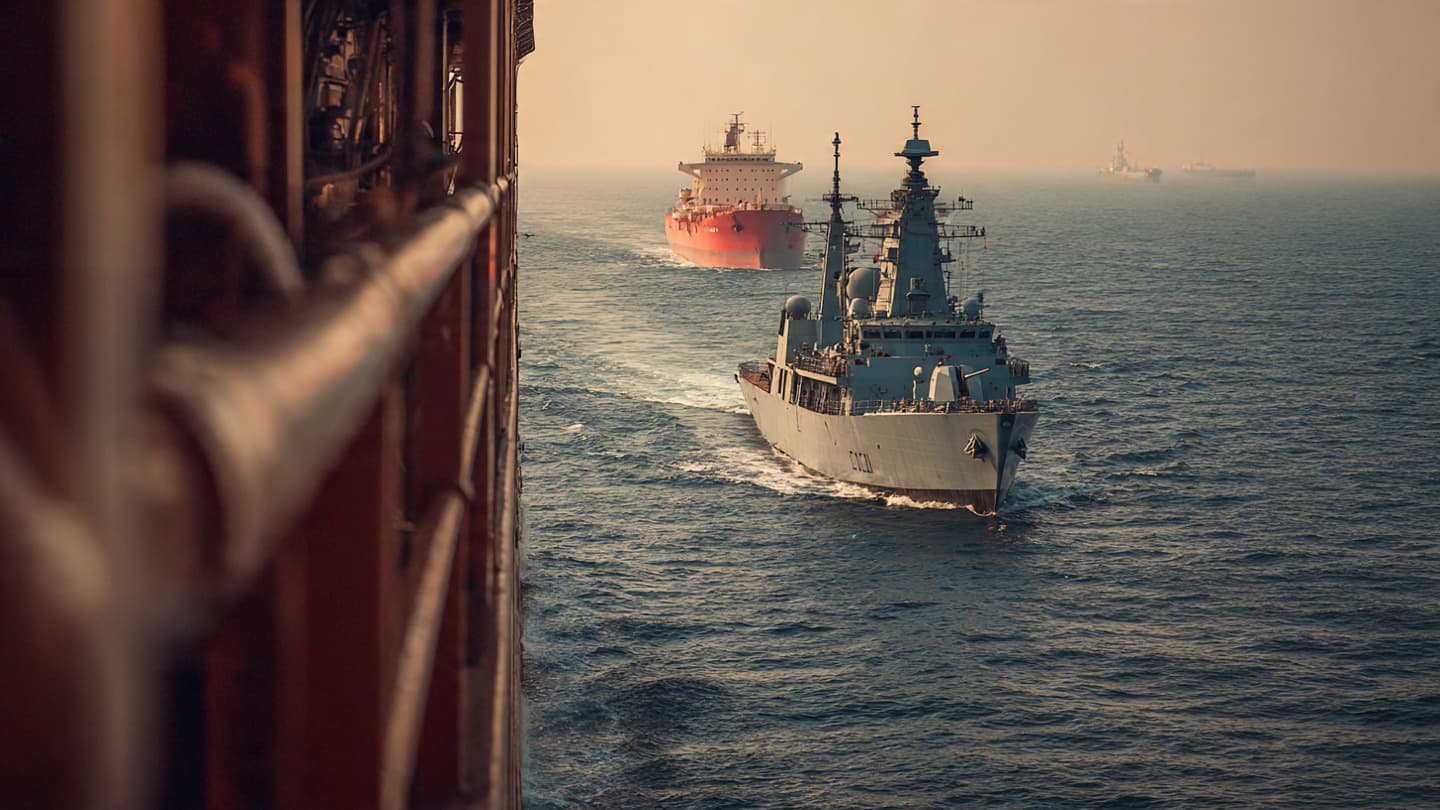 Britain Joined France in Guarding the Narrow Passage of Hormuz