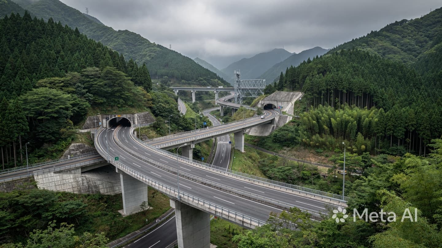Where the Asphalt Meets the Silent Pines, A Long Morning of Shattered Glass in Niigata