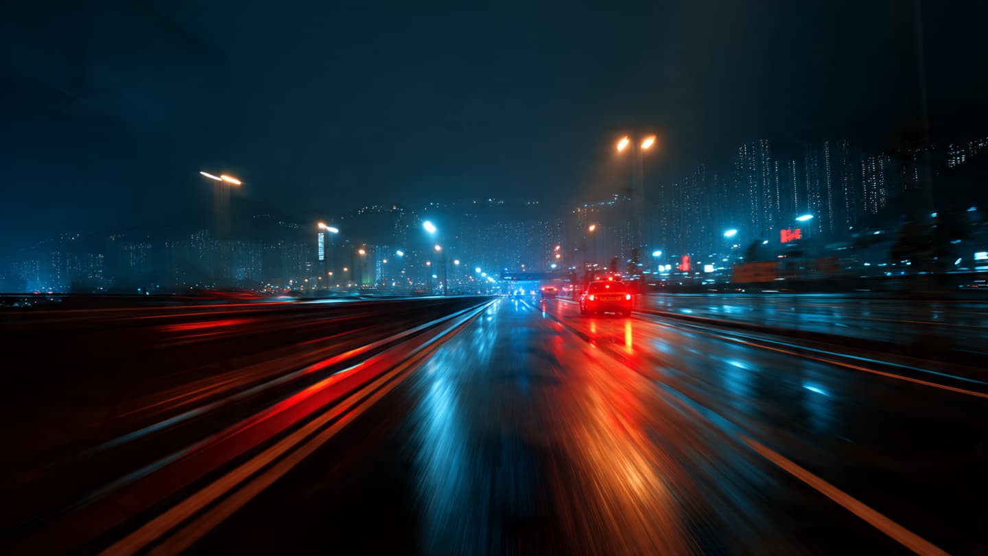 Between the Roar of Engines and the Heavy Silence, Reflections on a Dark Road