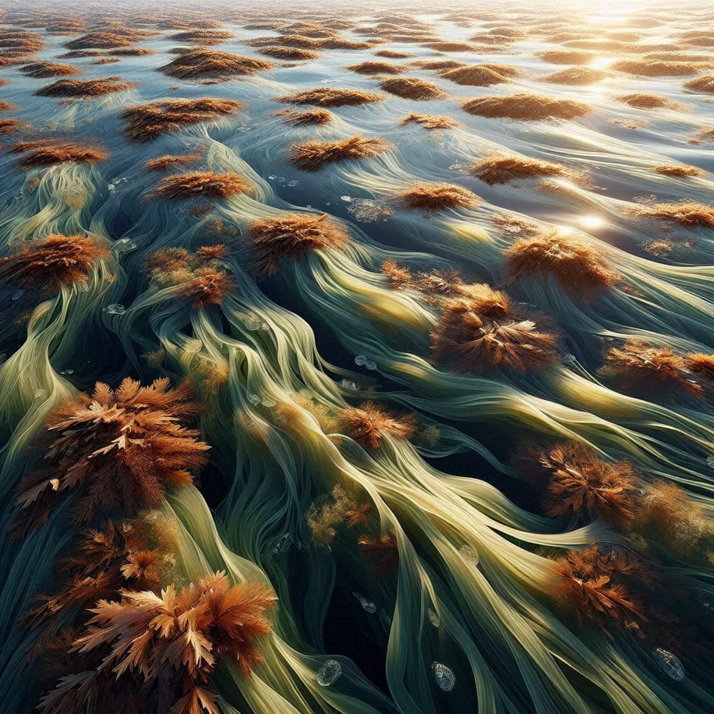 “The Quiet Voyage of Green Leaves: How Greenland’s Seaweed Carries Carbon to the Deep”