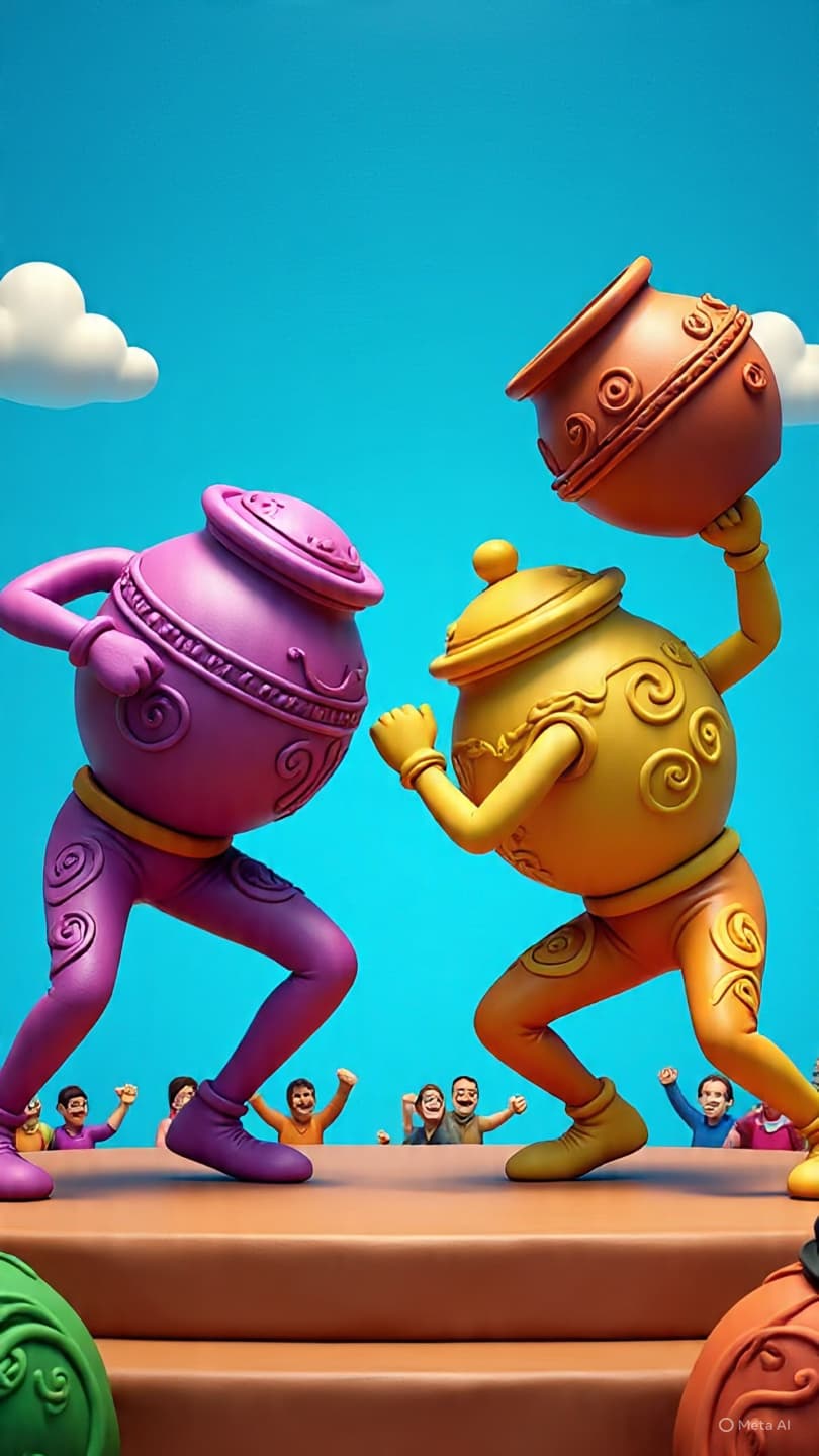 When Clay Comes to Life: A Game of Creation and Collision