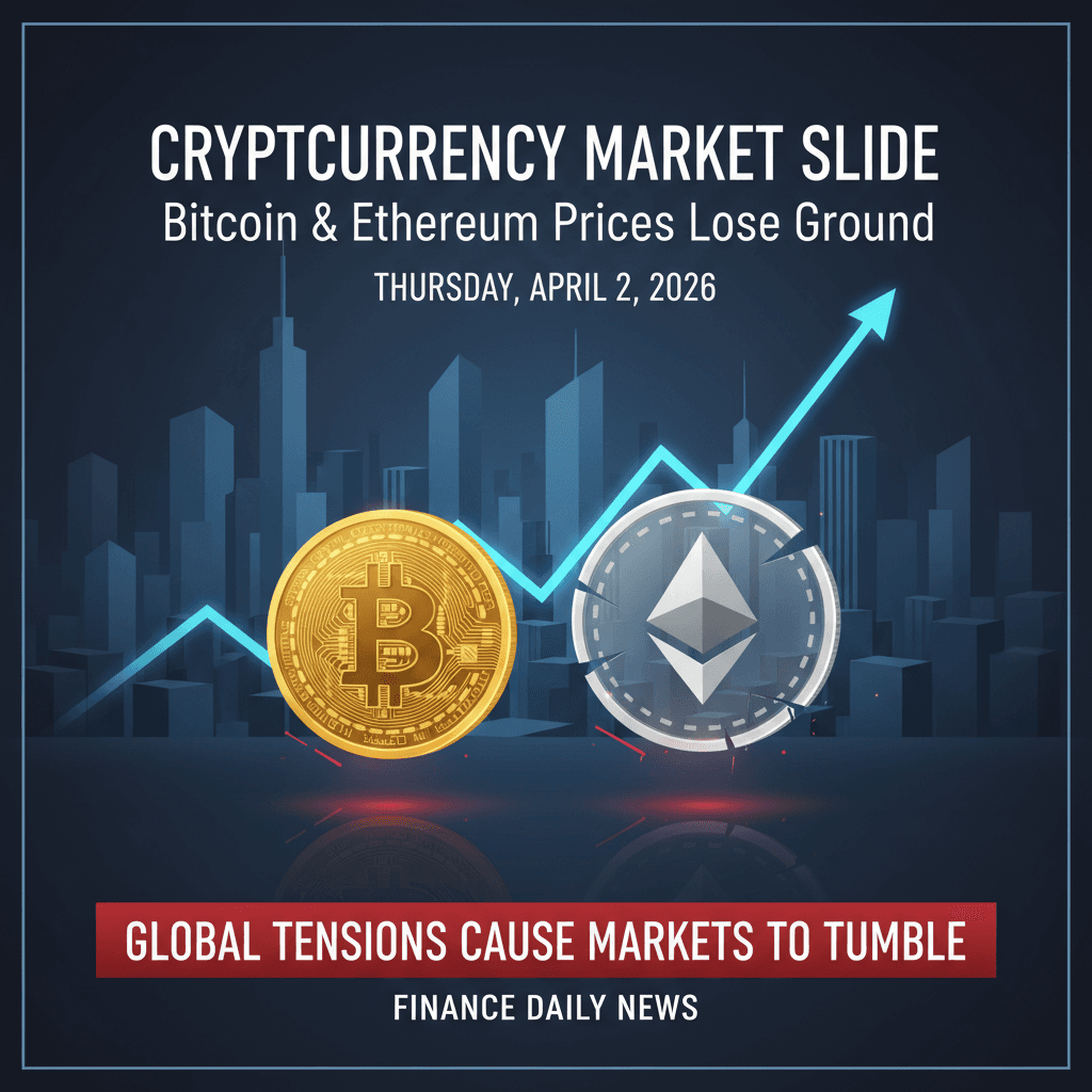 Geopolitics' Shiver: Bitcoin, Ethereum Re-evaluate Stability's Price