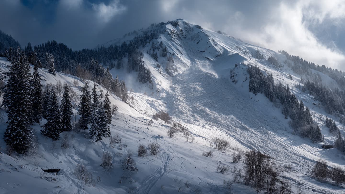 Between the Azure and the Abyss, The Silent Descent of the Winter Slope