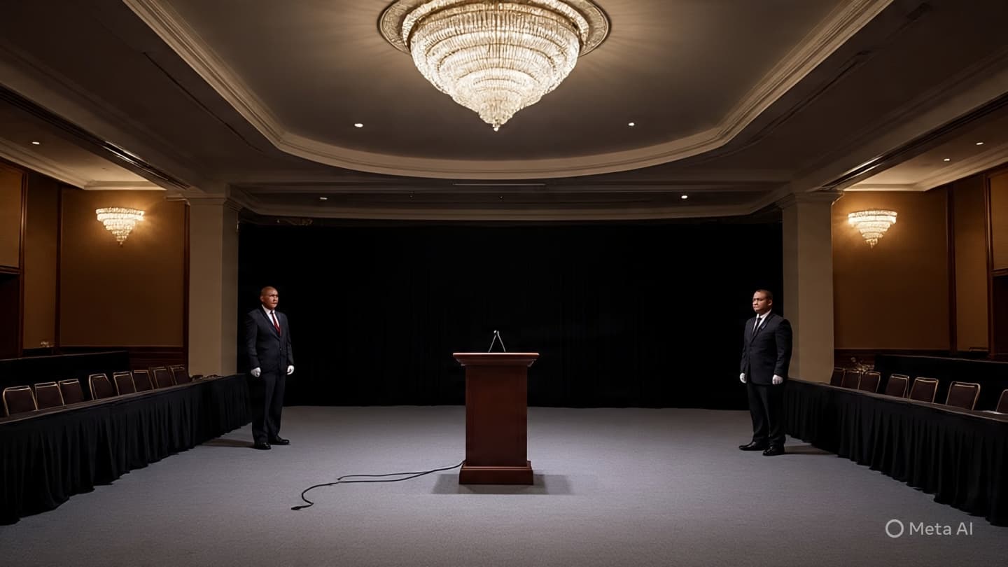 When the Stage Falls Silent: A Dinner Interrupted