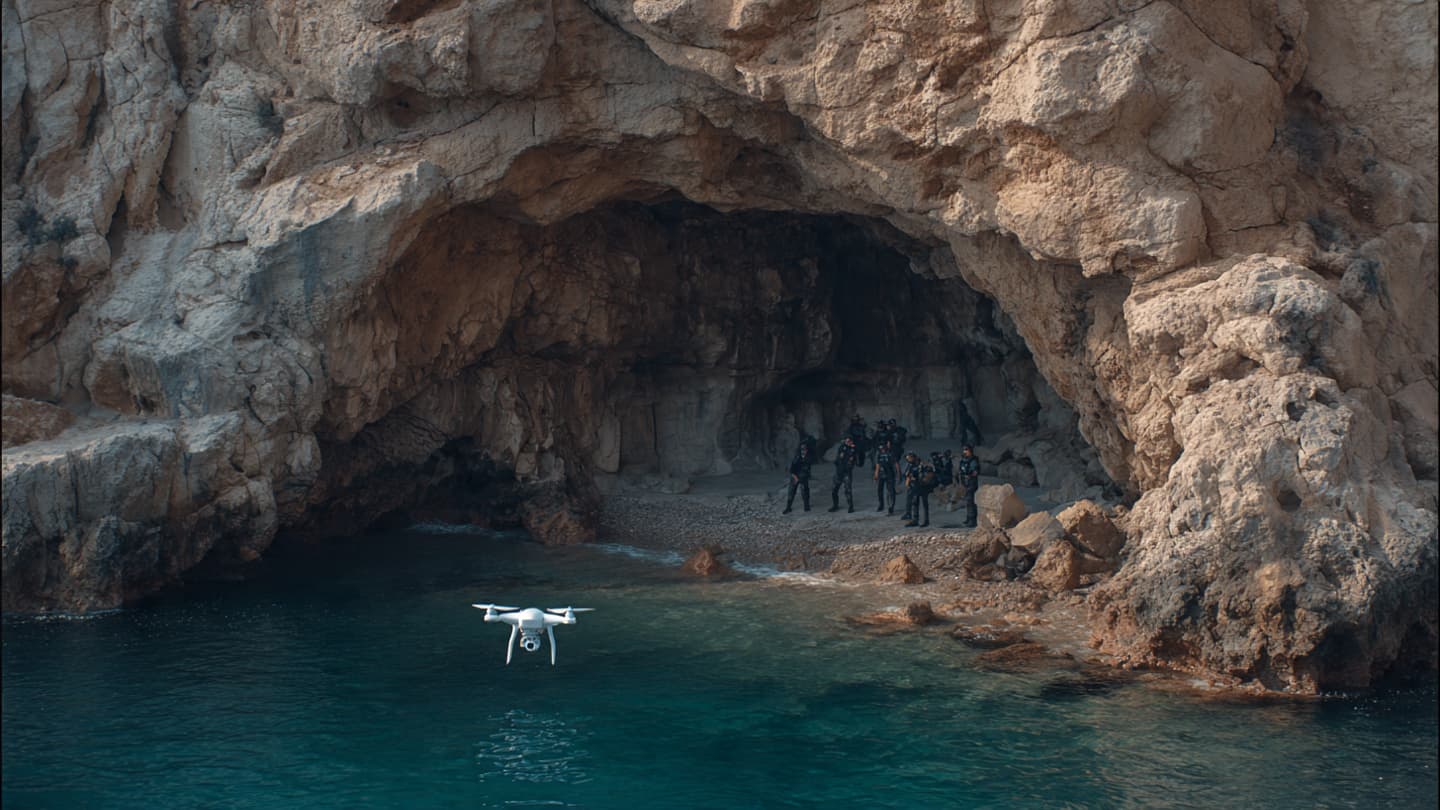 Between Whitewashed Cliffs and Dark Waters: A Sea Drone Discovery Unsettles a Greek Island Summer