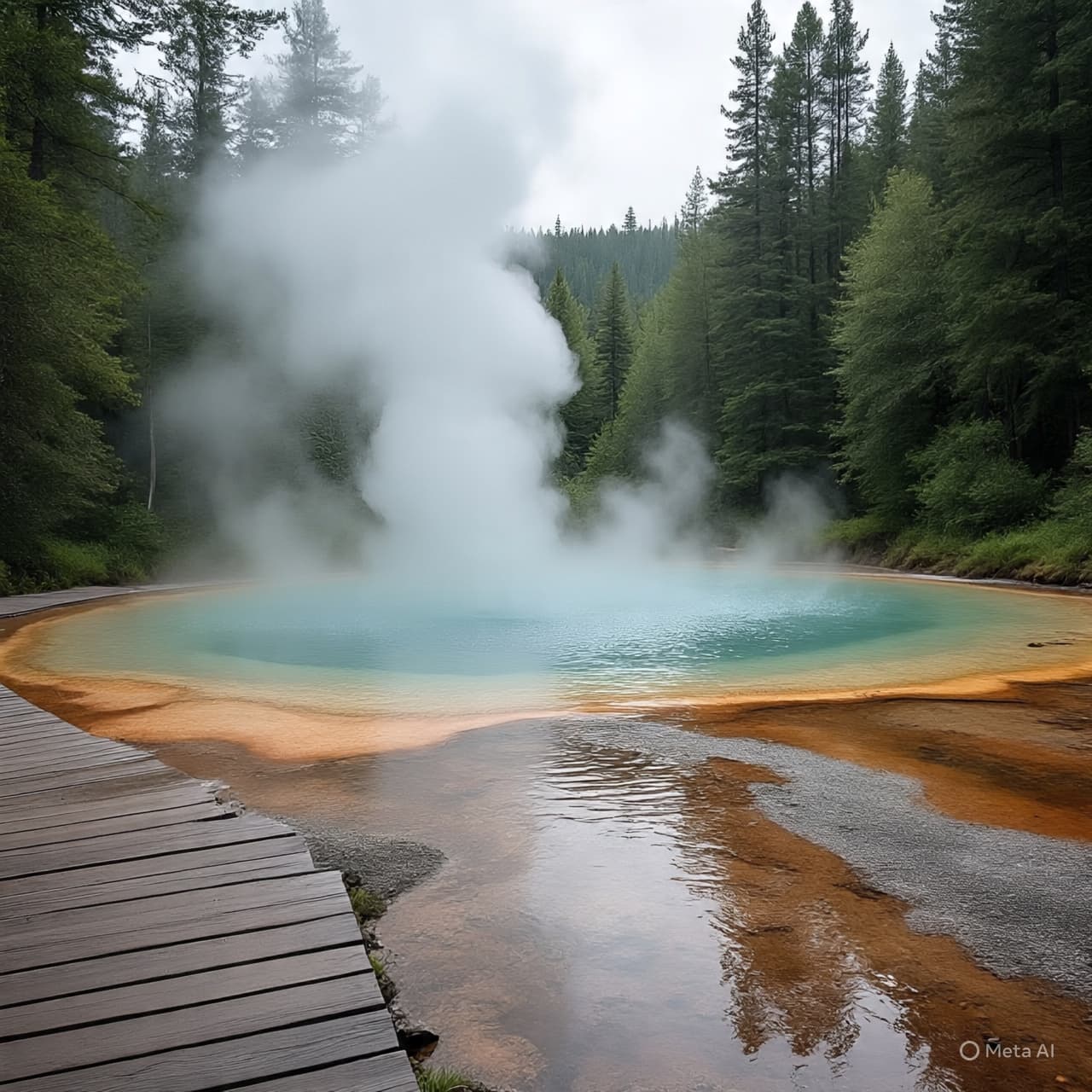 Beneath Quiet Trails, Ancient Water Speaks: The Reawakening of Echinus Geyser