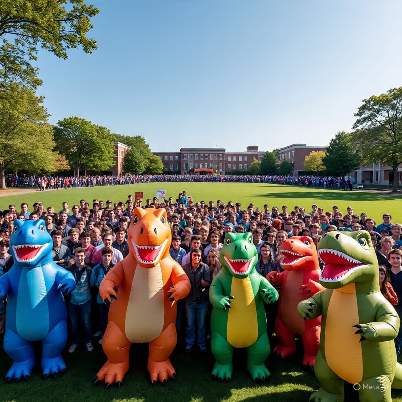 When Campuses Turn Playful: A Record Written in Dinosaur Steps