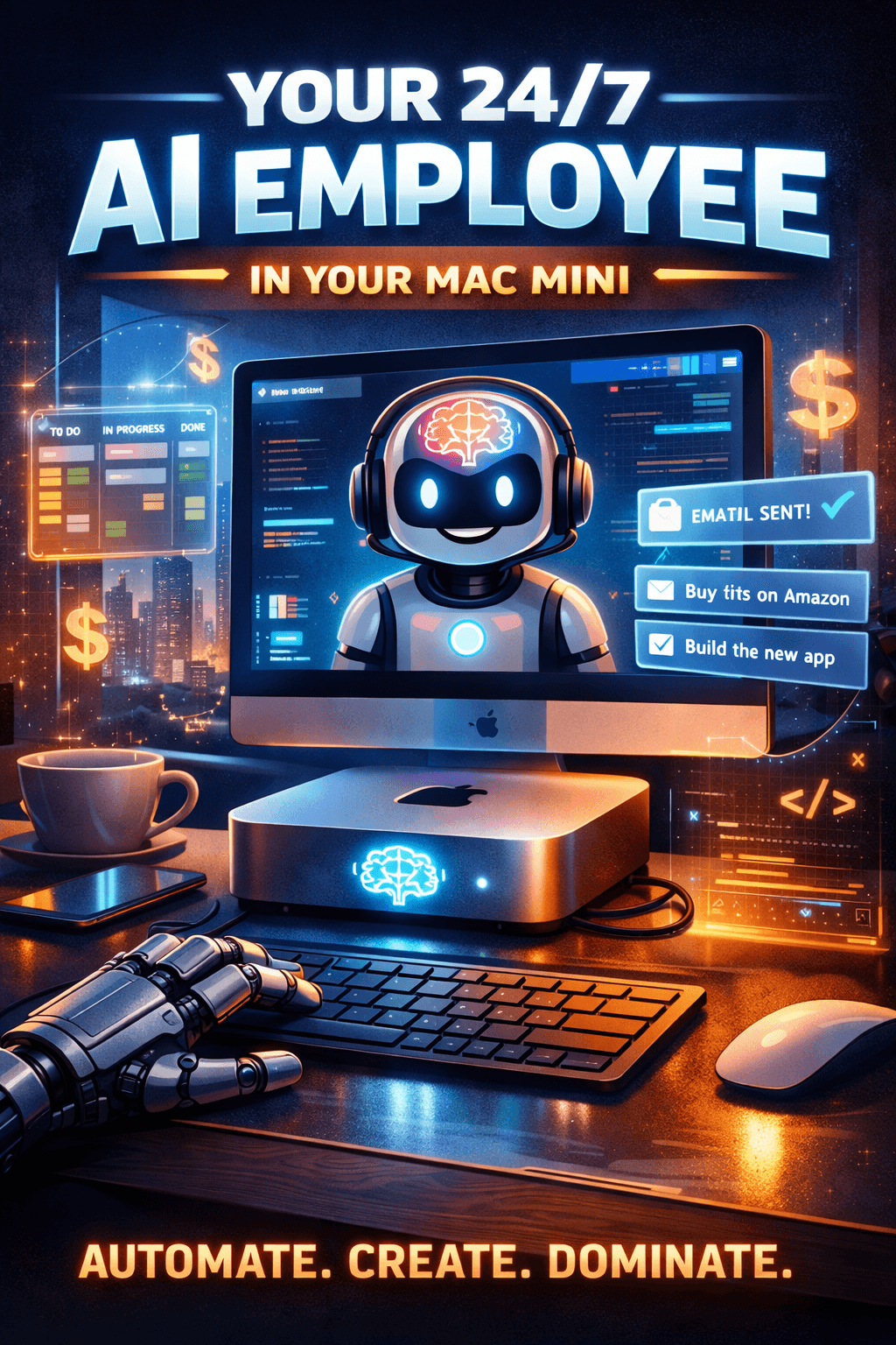 THE DAY I HIRED AN EMPLOYEE WHO NEVER SLEEPS — AND THEY LIVE INSIDE MY MAC MINI