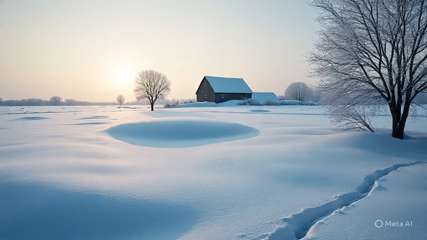 Between The Fence Line And The Drift, A Narrative Of The Endless White Near Eatonia
