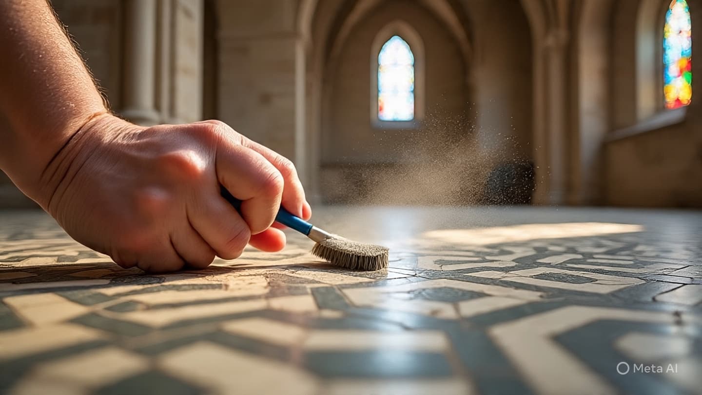 When the Stone Remembers the Recent Past: A Lyrical Reflection on a Veiled Floor