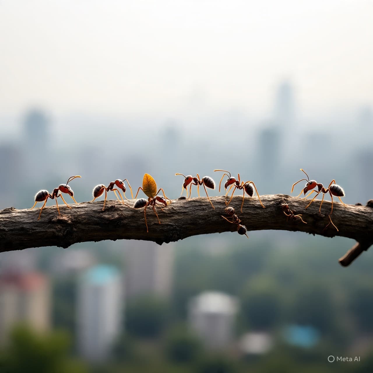 When the Air Turns Stranger: How Invisible Smog Upends Ant Society