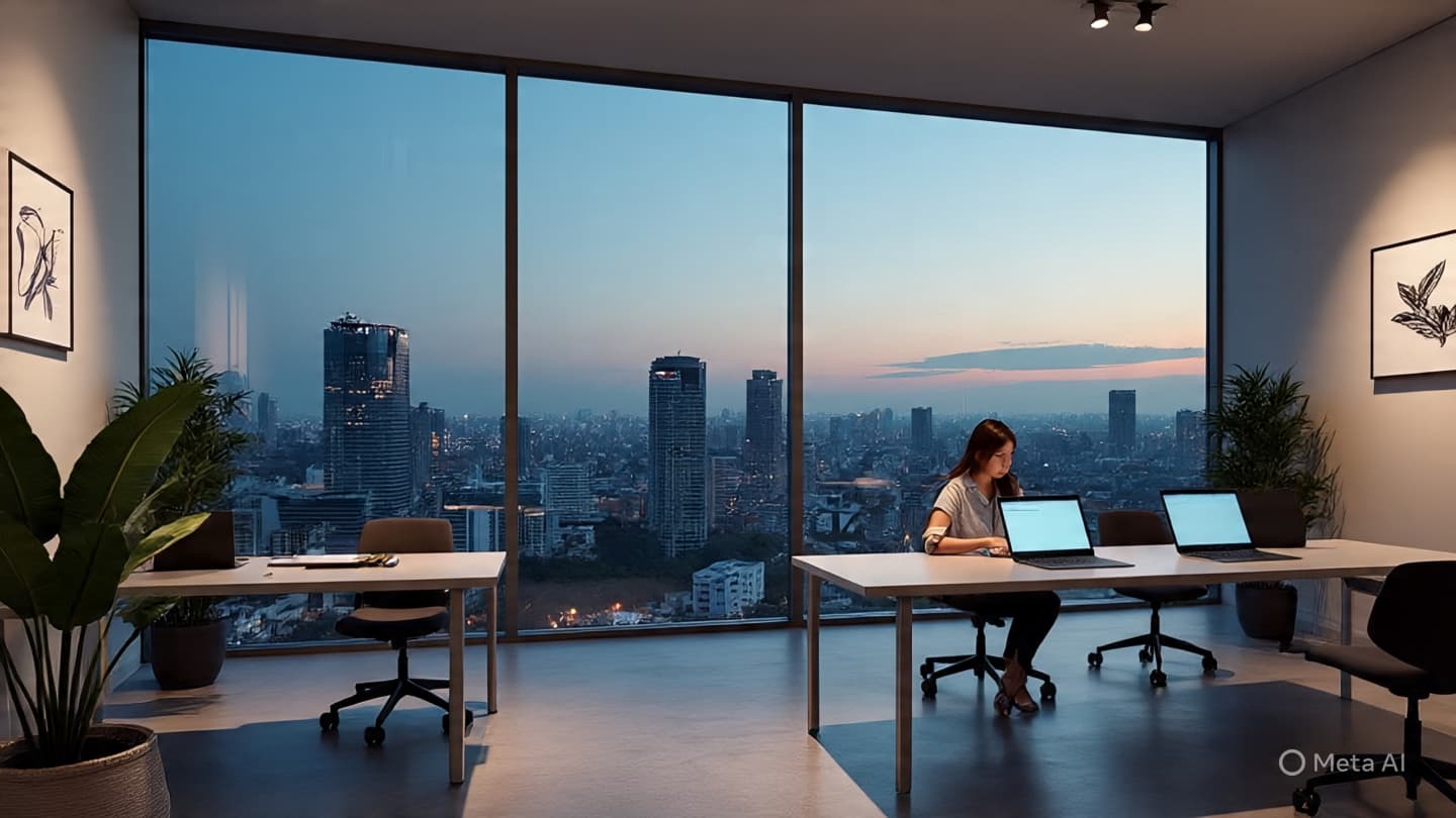 When the Screen Reflects the Palm, a Quiet Observation of the Nomad’s Thai Sanctuary